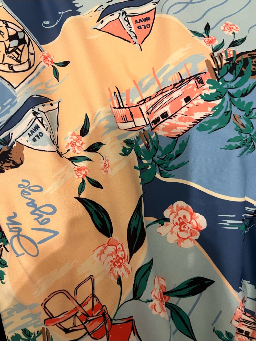 Old Navy Bon Voyage One piece -Lined Swimsuit—like new! - Picture 3 of 5